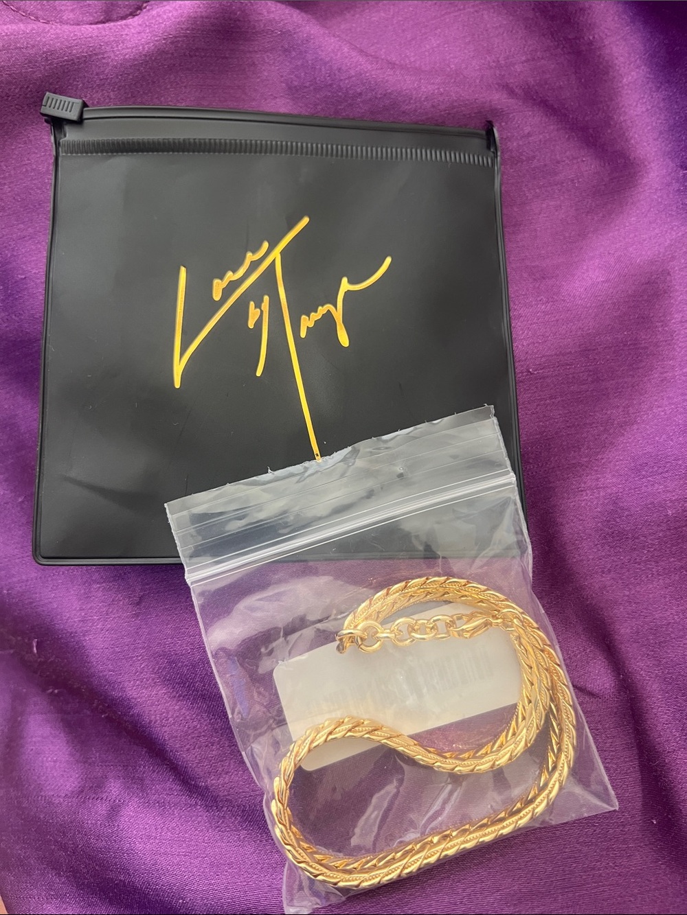 Lace by Tanaya Gold Chain Anklet  - Gold